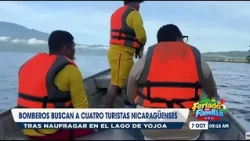 ¡No aparecen! Buscan a cuatro nicaragüenses que naufragaron en el Lago de Yojoa