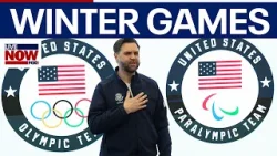 REMARKS: VP Vance arrives in Milan for Winter Olympic Games