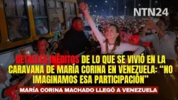 Details of María Corina's caravan in Venezuela: "It overflowed in an incredible way"