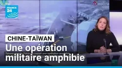 Taïwan accuse la Chine de mener une opération militaire amphibie • FRANCE 24 Taïwan accuse la Chine de mener une opération militaire amphibie • FRANCE 24