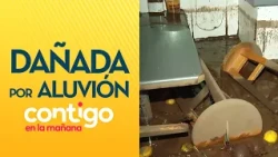 "MUD AND LOGS EVERYWHERE": This is how a house left after the mudslide in Las Condes - Contigo en...
