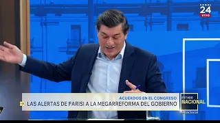 Parisi backs mega-reform, but calls for a "cap" on the elimination of property taxes
