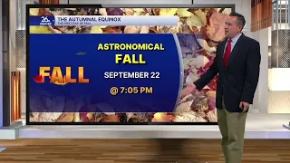 Fall officially arrives on Tuesday