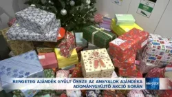 Rengeteg ajándék gyűlt össze az Angyalok Ajándéka adománygyűjtő akció során Rengeteg ajándék gyűlt össze az Angyalok Ajándéka adománygyűjtő akció során