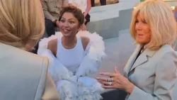 Zendaya's Viral Fashion Show Moment with Brigitte Macron Sparks Etiquette Debate