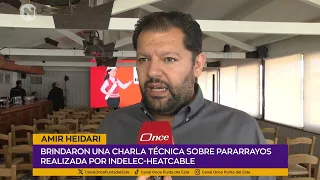 Amir Heidari, Indelec, Charla técnica sobre Pararrayos. HeatCable representante de Indelec