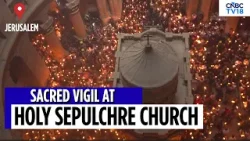 Jerusalem: Candlelit Vigils at Holy Sepulchre Church on Holy Saturday | Sacred Vigil | N18G Jerusalem: Candlelit Vigils at Holy Sepulchre Church on Holy Saturday | Sacred Vigil | N18G