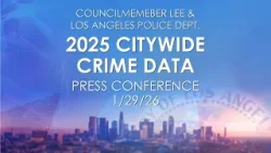 2025 Citywide Crime Data Press Conference 1/29/26