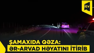 Ağır qəza ailə faciəsinə çevrildi: ər-arvad öldü