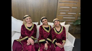 The "María Guerra" Arabic Dance School represented Tandil at the Tierra Santa theme park