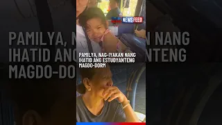 Pamilya, nag-iyakan nang ihatid ang estudyanteng magdo-dorm | GMA News Feed