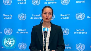 Denmark/SC President on Sudan | Security Council Media Stakeout | United Nations