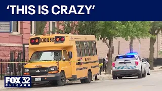 Gunfire erupts on school bus outside Chicago school: 'This is crazy'