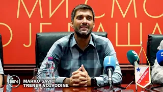 MARKO SAVIĆ TRENER VOJVODINE