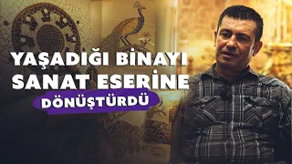 Mosaic artist Mervan Altınorak decorated his home in Hatay with colorful mosaics through years of...