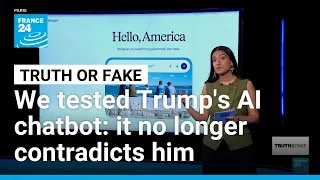 Meet 'America': Trump’s AI chatbot changes answers after challenging his claims • FRANCE 24