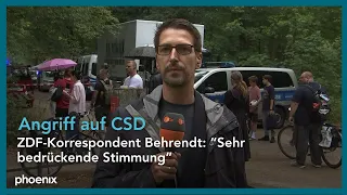 CSD-Attentat: Einschätzungen von ZDF-Korrespondent Carsten Behrendt | 26.07.26