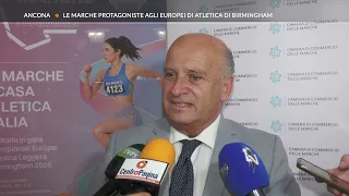 Roto TVRS: CCIAA "The Marche region at Casa Atletica Italiana for the European Championships in B...