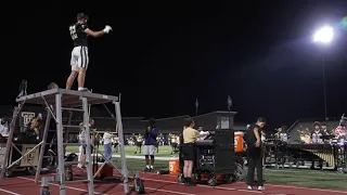Texas high school senior leads on the field and at the band podium