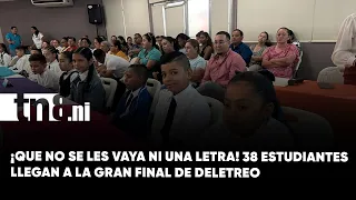 MINED realiza la Gran Final del Certamen Nacional de Deletreo con los 38 mejores estudiantes