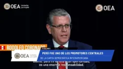 OEA News: Perú fue uno de los promotores centrales de la Carta Democrática.1 de abril de 2026.