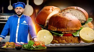 Pakhly | پخلی - د چرګ له غوښې برګر چمتو کول