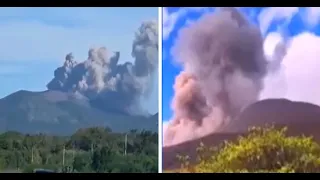 Telica Volcano records explosions with expulsion of gas and ash