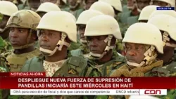 Inicia despliegue de fuerza internacional contra pandillas en Haití