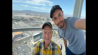 At 96 years old, Bolívar Bravo Ruíz traveled nearly 10,000 kilometers to the US to cheer on La Tri