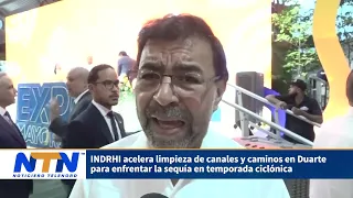 INDRHI accelerates canal and road cleaning in Duarte to face drought during hurricane season