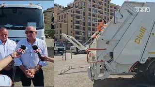 Kompania ''EkoRegjioni'',sot, përuruan katër komionë të rinjë me vlerë prëj 704 mijë euro