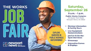 City of Newport News - Public Works Job Fair - September 26th 2026