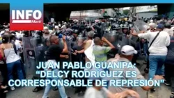 Juan Pablo Guanipa: “Delcy Rodríguez es corresponsable de represión y migración en Venezuela”