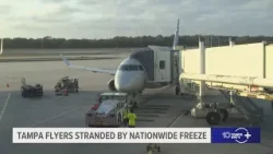 More than 200 flights canceled by winter storm at Tampa International Airport