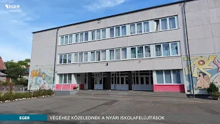 Végéhez közelednek a nyári iskolafelújítások - 2026.08.28.