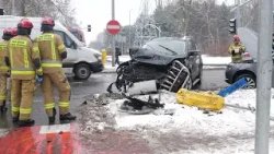 Kolizja na ulicy Grunwaldzkiej. 8-letnia dziewczyna trafiła do szpitala