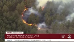 В связи с пожаром Кугар-Ран объявлена обязательная эвакуация к югу от озера Картер. В связи с пожаром Кугар-Ран объявлена обязательная эвакуация к югу от озера Картер.