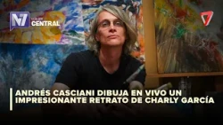 MENDOZA TALENT! | Andrés Casciani pays tribute to Charly García by drawing him live