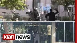 Të maskuar e me shkopinj, disa persona "mburojë" selisë rozë! Skenë si në filma aksion