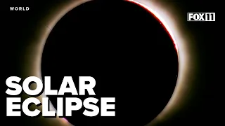 WATCH: Solar eclipse unfolds in near real time; reaches totality across parts of northern hemisphere