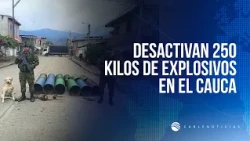 Dump truck attack in Cauca: 12 explosive devices found near a military base