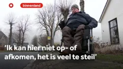 Zo moeilijk is het voor mensen met een beperking om bij een bushalte te komen Zo moeilijk is het voor mensen met een beperking om bij een bushalte te komen