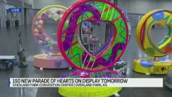 В эти выходные в Оверленд-Парке будут выставлены 150 скульптур из серии «Парад сердец».