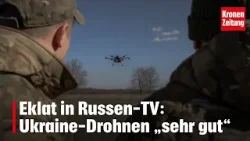 Eklat in Russen-TV: Ukraine-Drohnen „sehr gut“ | krone.tv NEWS Eklat in Russen-TV: Ukraine-Drohnen „sehr gut“ | krone.tv NEWS