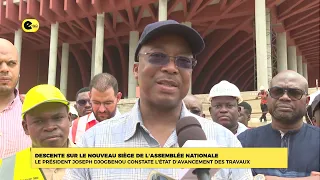 Site visit to the new National Assembly headquarters: President Joseph DJOGBENOU