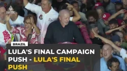 Brazil election: Lula rallies swing voters in final campaign push