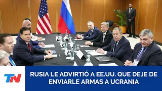 Russia tells the U.S. that continuing arms sales to Ukraine is "unacceptable"