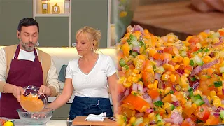 Acompañamiento fácil y distinto: Coco Carreño mostró cómo preparar tabule de lentejas turcas