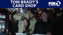 Ribbon cutting for Tom Brady's new SF card shop | KTVU