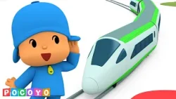 ? Junte-se ao Pocoyo e entre no trem | Pocoyo ?? Português Brasil | Desenhos animados para crianças